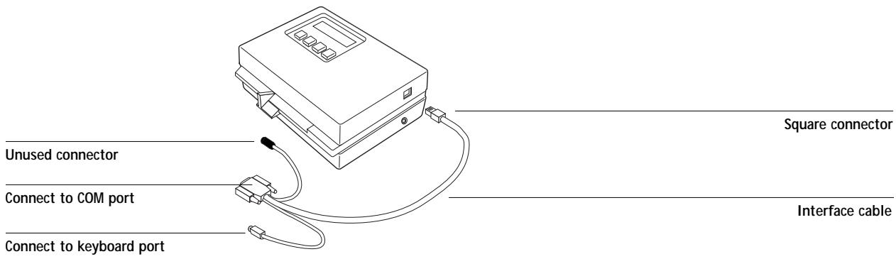 KONICA MINOLTA FIERY ZX-3300 FOR CF910 - TO CONNECT THE X-RITE DTP32 TO THE COMPUTER: - 2