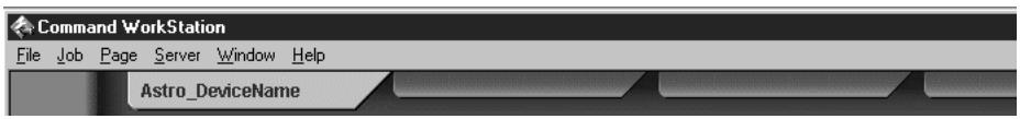 KONICA MINOLTA FIERY ZX-3300 FOR CF910 - Server selection tabs - 1