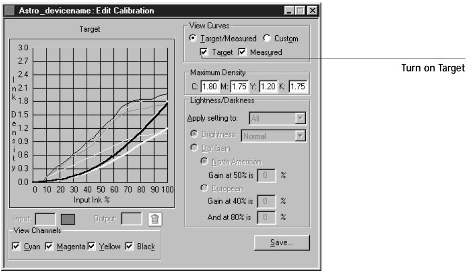 KONICA MINOLTA FIERY ZX-3300 FOR CF910 - Comparing the measured and target curves - 3