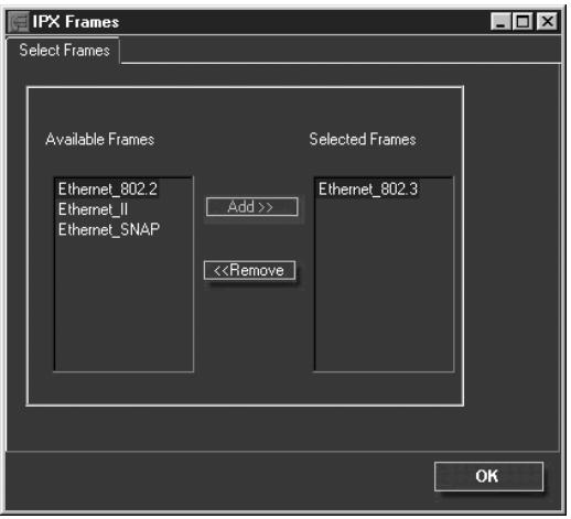 KONICA MINOLTA FIERY ZX-3300 FOR CF910 - Protocol Setup (IPX Frames) - 1