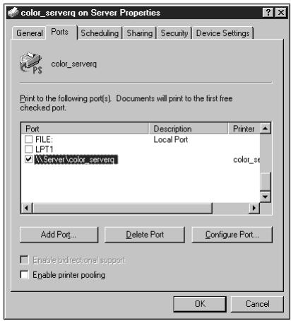 KONICA MINOLTA FIERY ZX-3300 FOR CF910 - Completing the Windows NT 4.0 parallel port connection - 5