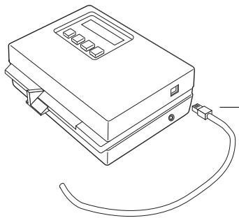 KONICA MINOLTA FIERY ZX-3300 FOR CF910 - TO CONNECT THE X-RITE DTP32 TO THE COMPUTER: - 1