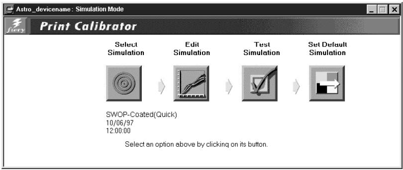 KONICA MINOLTA FIERY ZX-3300 FOR CF910 - Using the Simulation Mode window - 1