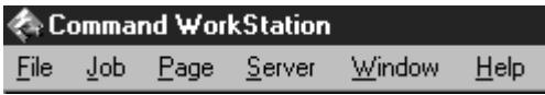 KONICA MINOLTA FIERY ZX-3300 FOR CF910 - Menu bar - 1