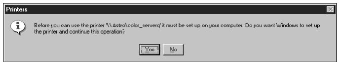 KONICA MINOLTA FIERY ZX-3300 FOR CF910 - Completing the Windows NT 4.0 parallel port connection - 4