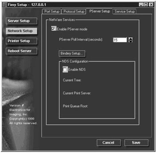 KONICA MINOLTA FIERY ZX-3300 FOR CF910 - TO CONFIGURE PSERVER SETUP: - 1