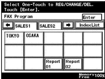 KONICA MINOLTA FK 503 - How to Register FAX Programs - 2