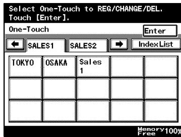 KONICA MINOLTA FK 503 - How to Copy One-Touch Keys - 1