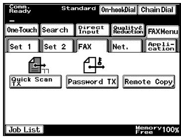 KONICA MINOLTA FK 503 - FAX Menu screens - 3