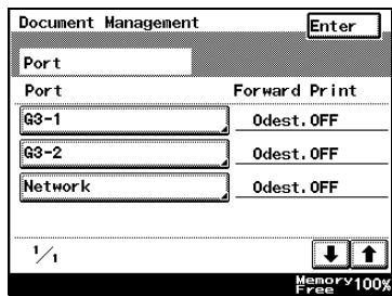 KONICA MINOLTA FK 503 - To specify the procedure performed with documents received on each line - 4