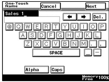 KONICA MINOLTA FK 503 - How to Register One-Touch Keys - 3