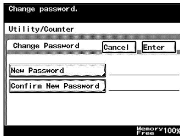 KONICA MINOLTA FK 503 - Specifying the "Memory Lock Password" parameter - 4