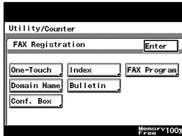 KONICA MINOLTA FK 503 - How to Register FAX Programs - 1