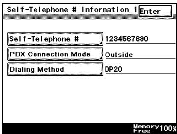 KONICA MINOLTA FK 503 - How to Set up the FAX Telephone Number Information - 4