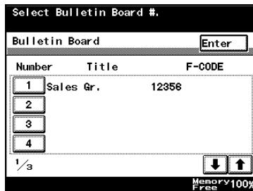 KONICA MINOLTA FK 503 - To set up a bulletin board - 2