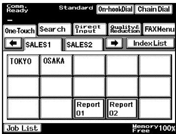 KONICA MINOLTA FK 503 - To send a fax using chain dialing - 1