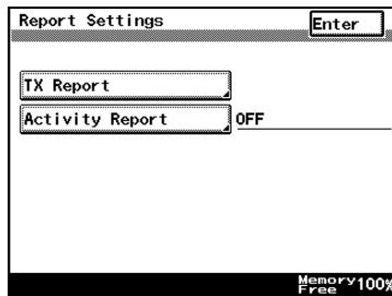 KONICA MINOLTA FK 503 - How to Set up the TX Report - 2