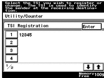 KONICA MINOLTA FK 503 - To register a transmission source name - 3