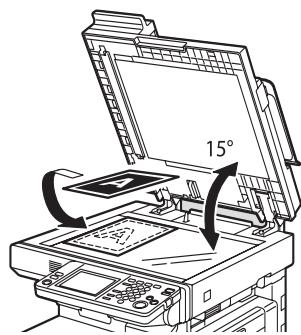 KONICA MINOLTA FK 503 - Open the ADF. - 1