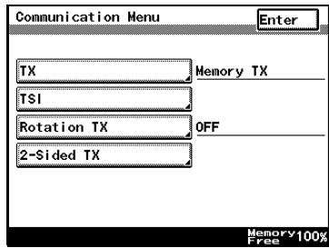 KONICA MINOLTA FK 503 - Specifying the Default Transmission Settings - 7