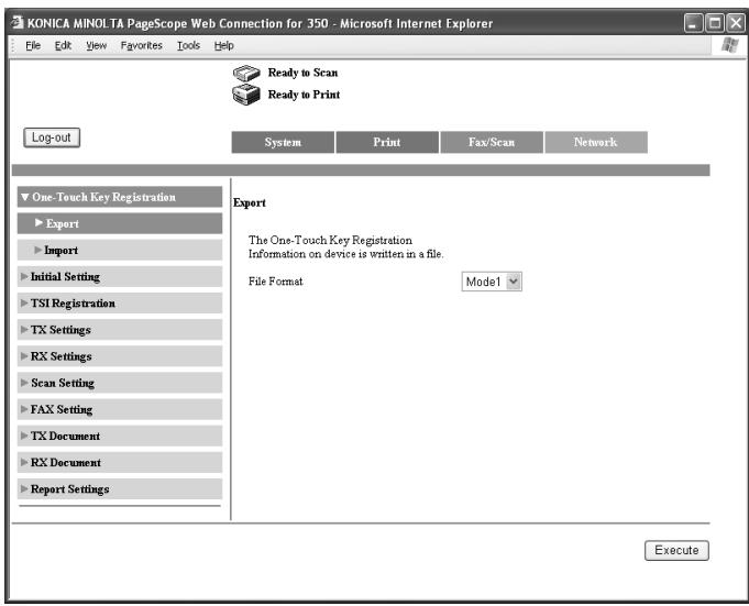 KONICA MINOLTA FK 503 - To export files - 1