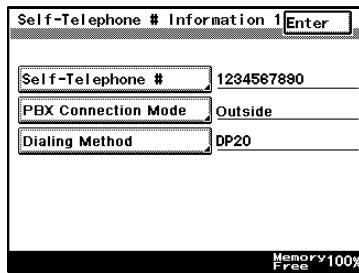KONICA MINOLTA FK 503 - How to Set up the FAX Telephone Number Information - 8