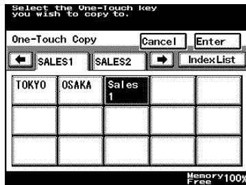 KONICA MINOLTA FK 503 - How to Copy One-Touch Keys - 4