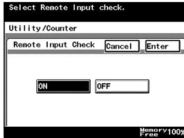 KONICA MINOLTA FK 503 - Type in the F-code, and then press [Enter]. - 3