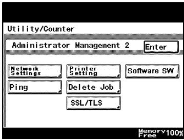 KONICA MINOLTA FK 503 - To specify the gateway transmission setting - 1