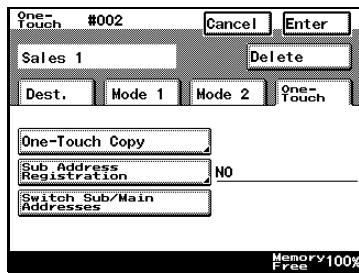 KONICA MINOLTA FK 503 - How to Copy One-Touch Keys - 3