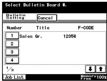 KONICA MINOLTA FK 503 - Write a document to the bulletin board - 2