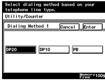 KONICA MINOLTA FK 503 - How to Set up the FAX Telephone Number Information - 7