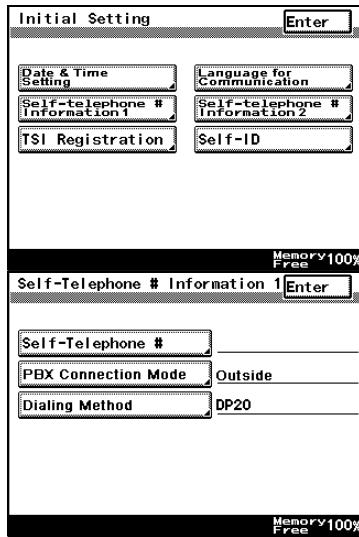 KONICA MINOLTA FK 503 - How to Set up the FAX Telephone Number Information - 2
