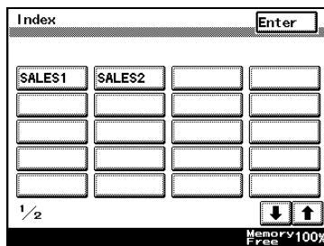 KONICA MINOLTA FK 503 - How to Register Indexes - 2