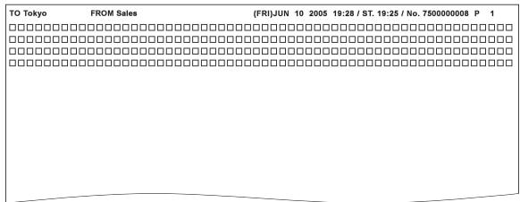 KONICA MINOLTA FK 503 - Sending a fax printed with the recipient's name - 1