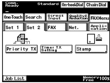 KONICA MINOLTA FK 503 - Placing a Stamp on the Transmitted Document - 1
