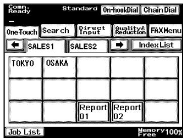 KONICA MINOLTA FK 503 - Transmission after Searching by destination - 1