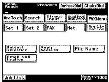 KONICA MINOLTA FK 503 - FAX Menu screens - 4