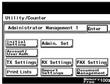 KONICA MINOLTA FK 503 - To delete a confidential box - 1