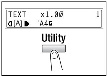 KONICA MINOLTA FK 505 - Selecting the MACHINE SETTING menu - 1
