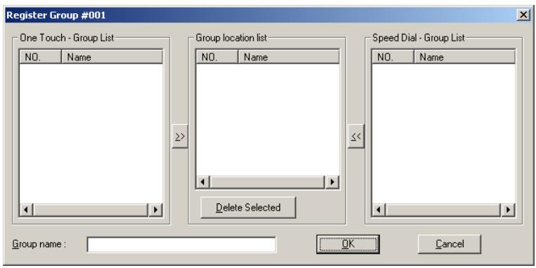 KONICA MINOLTA FK 505 - Programming a group dial number - 2