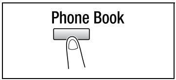 KONICA MINOLTA FK 505 - To fax using the phone book - 1