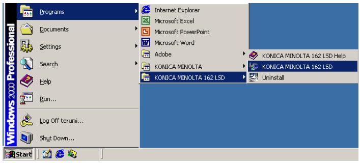KONICA MINOLTA FK 505 - Starting up LSD - 1
