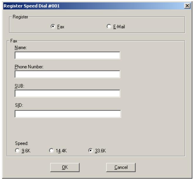 KONICA MINOLTA FK 505 - Programming a speed dial number - 2