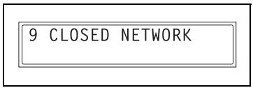KONICA MINOLTA FK 505 - Specifying CLOSED NETWORK - 1