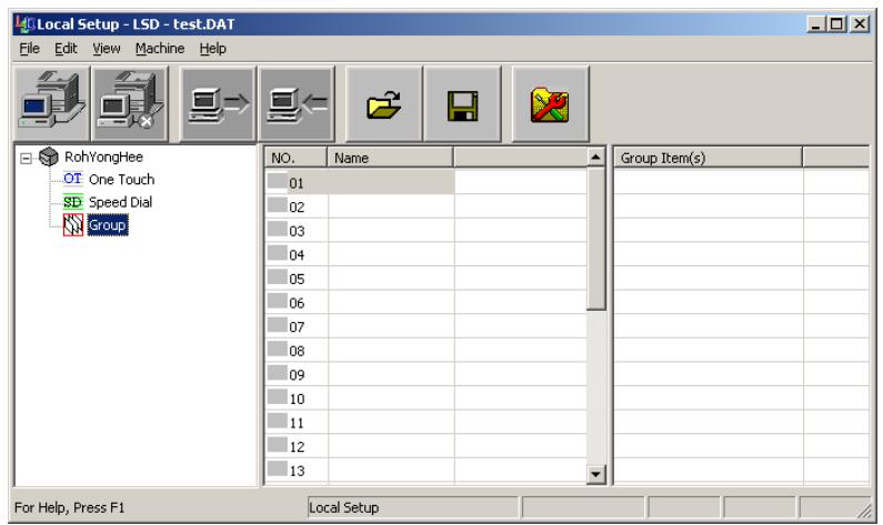 KONICA MINOLTA FK 505 - Programming a group dial number - 1