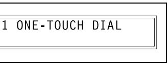 KONICA MINOLTA FK 505 - To program a one-touch dial key - 1
