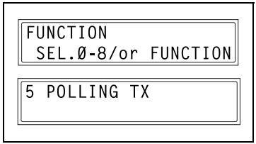 KONICA MINOLTA FK 505 - To set up polling transmission - 2