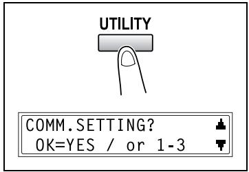 KONICA MINOLTA FK-118 - Specifying the Setting for "LINE MONITOR" - 1