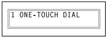KONICA MINOLTA FK-118 - To program a one-touch dial key - 1